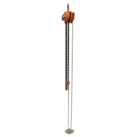 Vestil Professional Chain Hoist, 3K, 10 ft. PHCH-3-10